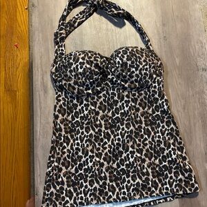 Victoria's Secret Leopard Print Halter Top